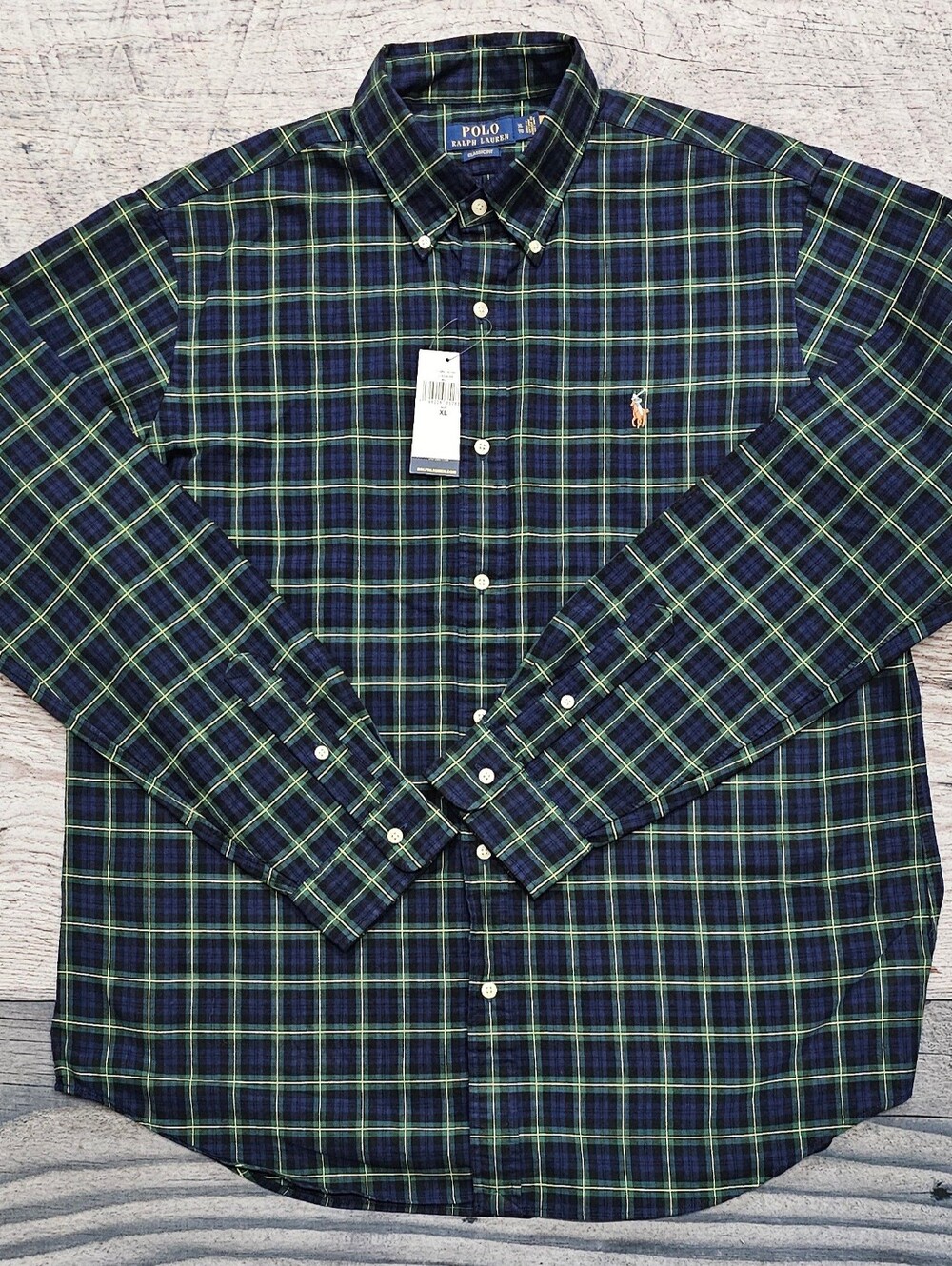 Polo Ralph Lauren Classic Fit Button Down Dress Shirt Men's Size XL  Preppy NWT